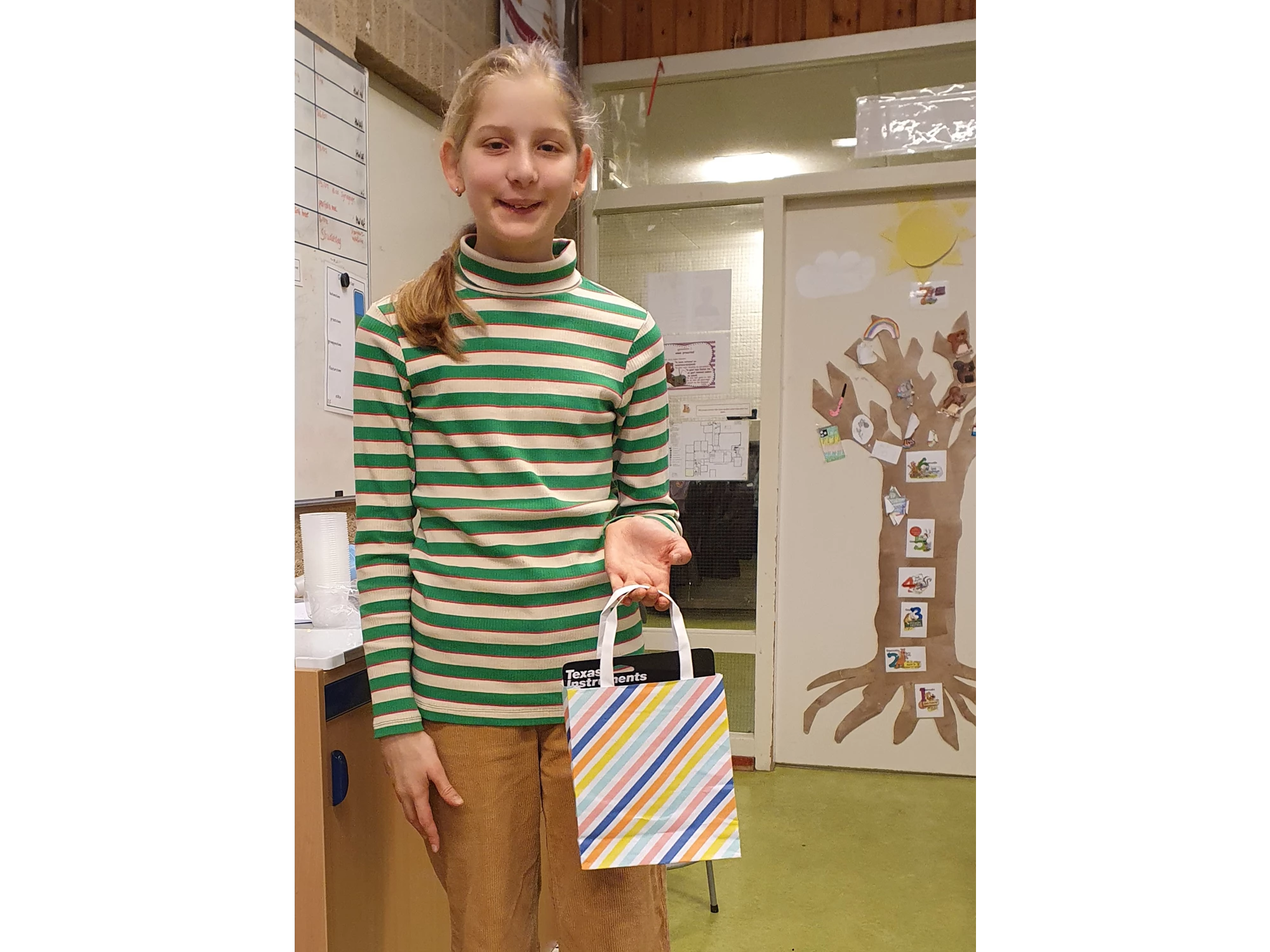 Winnaar Wiskundequiz Sanne